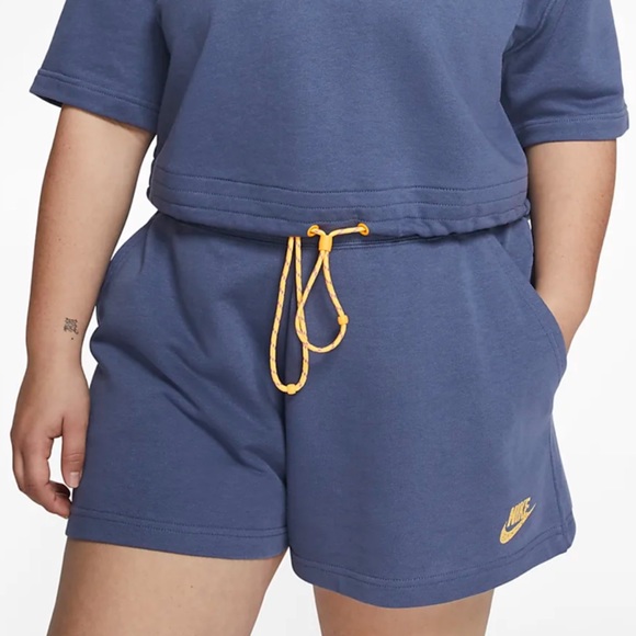 Nike Sportswear French Terry Icon Clash Shorts Plus Size 2X - Picture 2 of 8